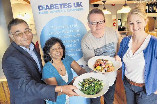 Restaurant pledges support to diabetes charity